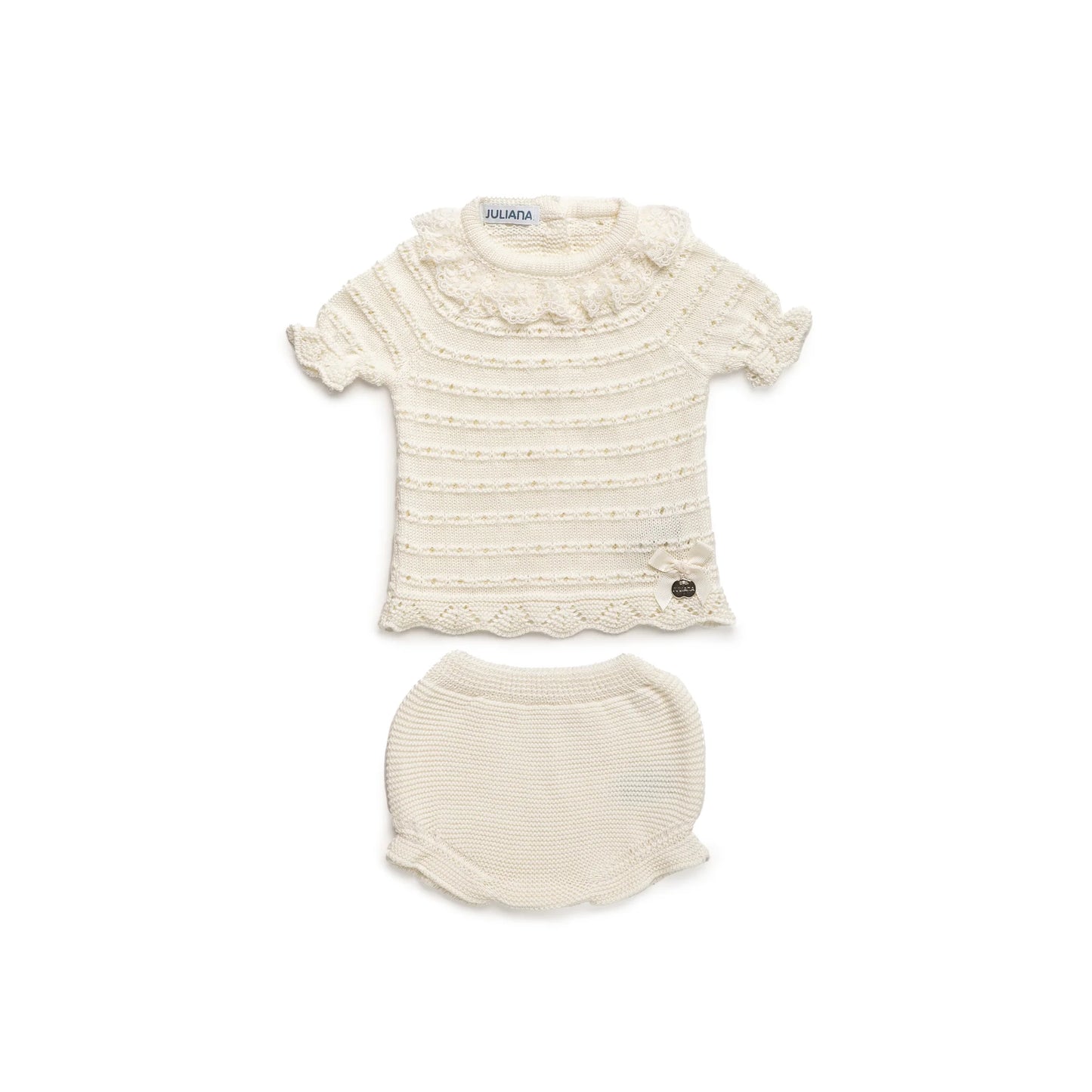 Conjunto con braguita y pasacintas