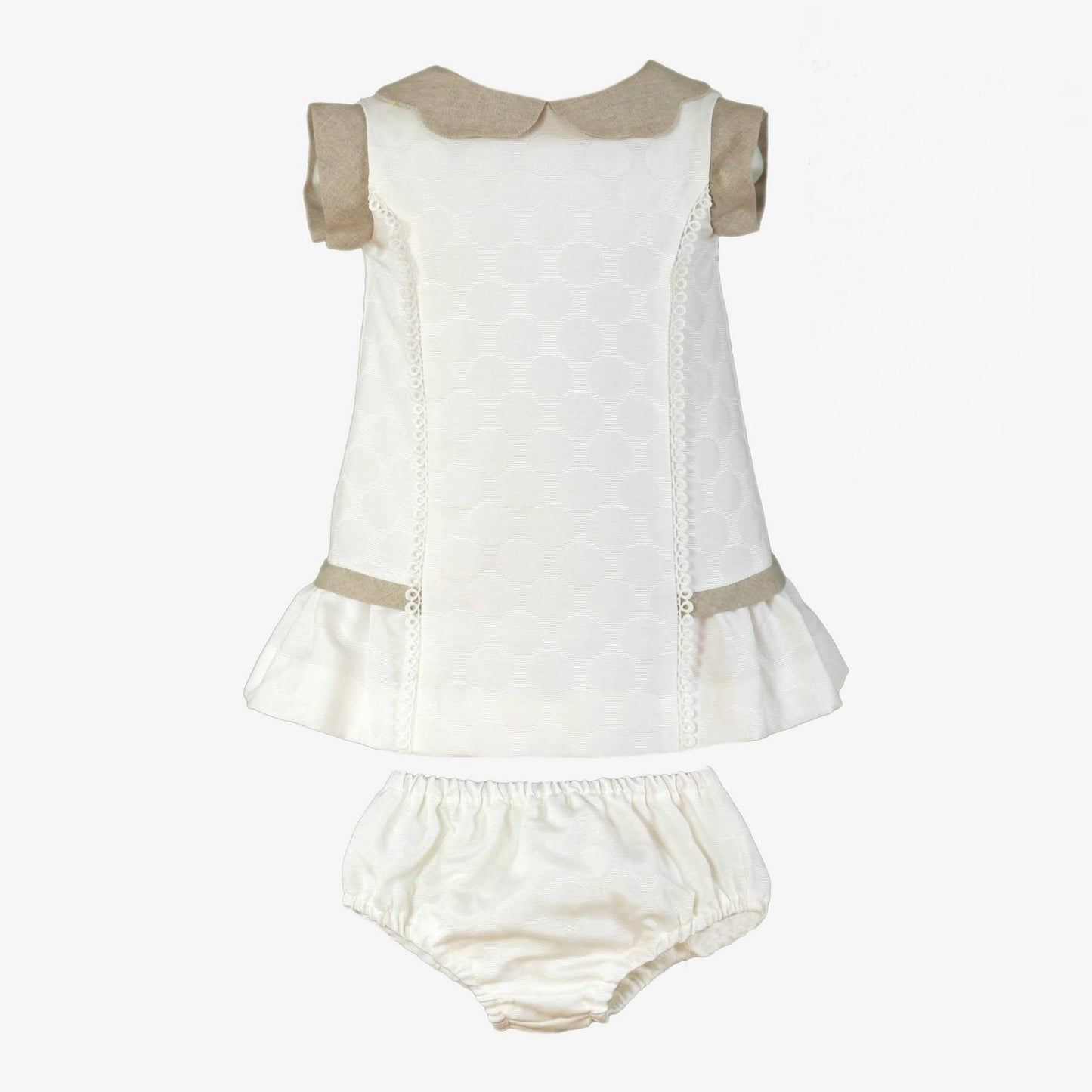 Vestido con braguita Marfil