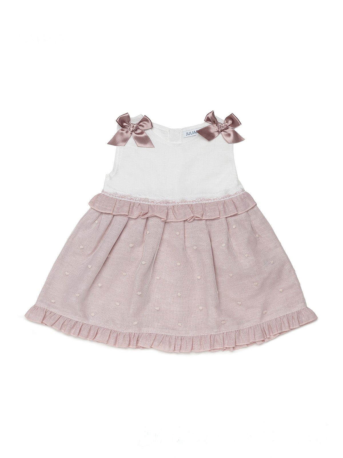 Vestido lazos Malvarrosa