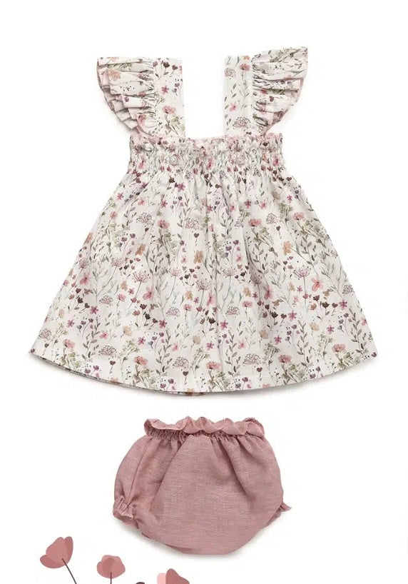 Vestido engomado con Braguita