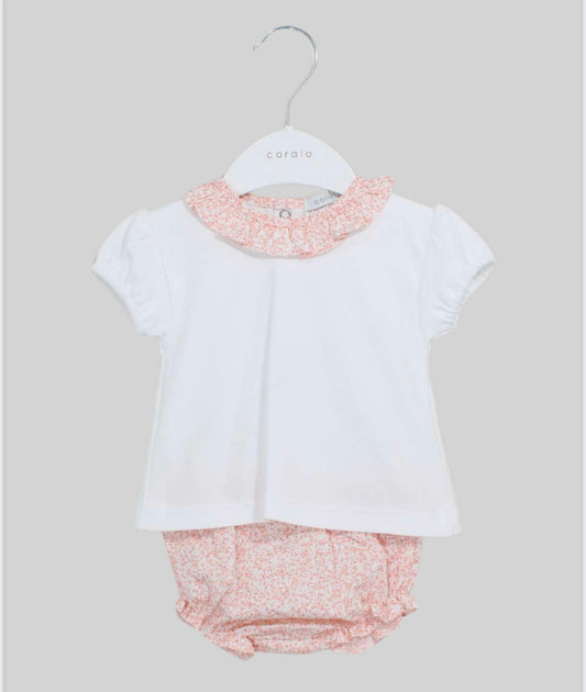 Conjunto Algodón Florecita